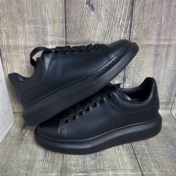 ALEXANDER MCQUEEN OVERSIZED SNEAKERS MENS TRAINERS BNIB BLACK GENUINE 6uk 40eu main image 5